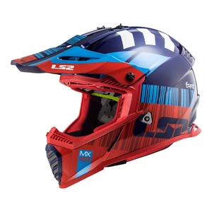 New LS2 MX437 Fast EVO Xcode Helmet - Red / Blue (2XL) #LS2MX437XCORB2XL - Picture 1 of 2