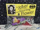 Jack Nicholson The Joker Lapel Squirting Flower Rare Batman 89 Movie Novelty New