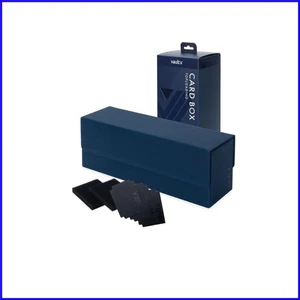 Caja de almacenamiento de tarjetas coleccionables azul premium con tapa magnética - Organizar y proteger - Imagen 1 de 12