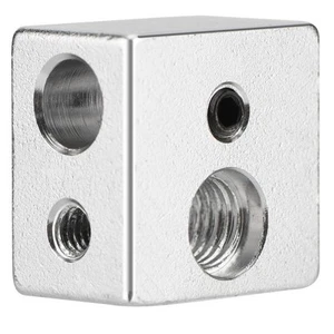 3D Drucker Zubehör MK10 Extruder Hotend Heizblock Professionelle 20x20x13mm - Afbeelding 1 van 7
