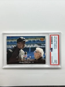 1995 Upper Deck Michael Jordan PSA 9 #200 Mint Chicago Bulls Sox Low Pop Rare - Picture 1 of 3