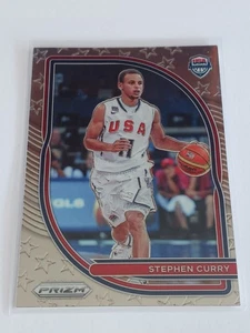 2020-21 Panini Prizm Stephen Curry USA Basketball #10 Warriors Team USA - Picture 1 of 2
