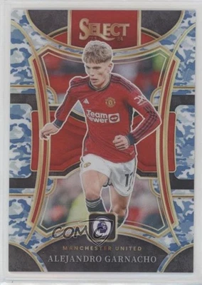 2023 Select Premier League Mezzanine Winter Camo Prizm 57/110 Alejandro Garnacho - Image 1 of 3