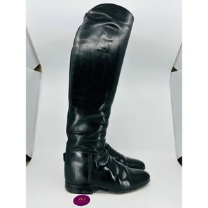 Konigs Women's Black Leather Dressage Riding Boots Size 5 UK/ 7 US *SEE PHOTOS* - Picture 1 of 16
