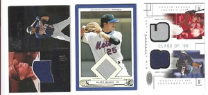 3 Baseball Memorabilia; Jacque Jones, Kazuo Matsui, Austin Kearns - Bild 1 von 2