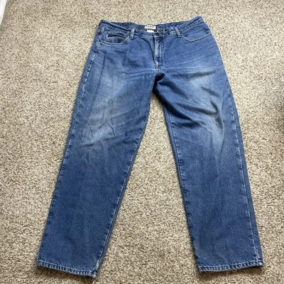 LL Bean 100% Cotton Flannel Lined Relaxed Fit Premium Jeans Insulated Mens 42x34 - Image 1 of 4