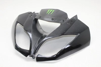 09-12 KAWASAKI NINJA ZX6R ZX600R CARENAGEM FRONTAL NARIZ SUPERIOR CAPÔ MORTALHA - Imagem 1 de 4