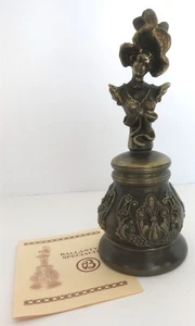 BALLANTYNE 1978 GIBSON GIRL BRONZE GLOCKE SIGNIERT #219/500 - Bild 1 von 8