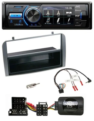 JVC Bluetooth Lenkrad USB DAB Autoradio für Alfa 147 GT anthrazit Ablage - Bild 1 von 4