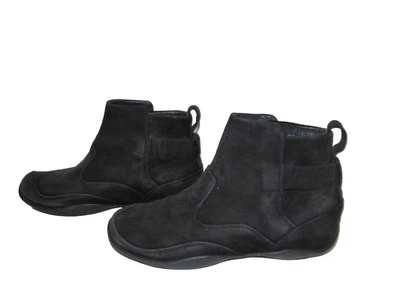 Dansko Womens size 39/8.5 US Colby Black Suede Pull-On Ankle Boots - Image 1 of 4