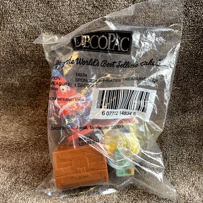 DecoPac Cake Decorating Kit Spongebob Pirates Treasure Hunt NOS Sealed - Image 1 of 4