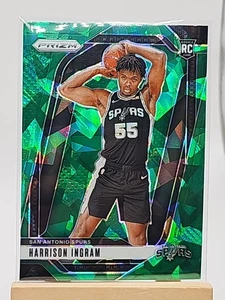 Harrison Ingram 2024-25 NBA Panini Prizm Green Ice #254 RC San Antonio Spurs - Picture 1 of 2