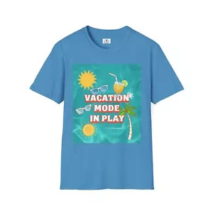 Vacation Mode T-Shirt, Summer Shirt, Beachwear, Gift for Travelers, Fun Vacation - Picture 1 of 29