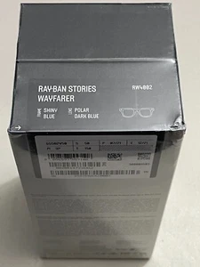 Gafas inteligentes Ray-Ban Stories Wayfarer marco azul brillante lentes polarizadas azul oscuro - Imagen 1 de 6