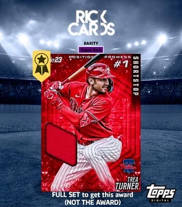 ⭐TOPPS BUNT DIGITAL POSITIONAL PROWESS 23 SS Relic SUPER RARE SET (9 cards)⭐ - Picture 1 of 1