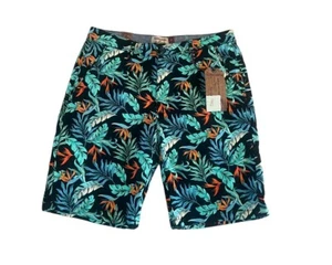 Hudson & Barrow Topical Floral Bermuda Shorts Men's Size 34 Summer Casual Beach - Picture 1 of 4