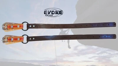 EVOKE GEAR Tree Climbing Spike Set Pole Climbing Spurs Pair Of Ankle Straps Replacement