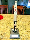 Vintage Apollo/Saturn V Hard Plastic US Rocket Jacksonville FL Nice Display