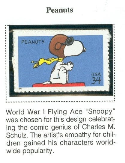 US 3507 Peanuts, World War One Flying Ace, Mint NH - Image 1 of 1