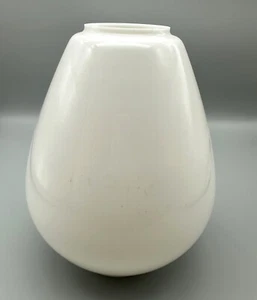 Pantalla de luz de vidrio esmerilado vintage mediados de siglo 9,25" T pequeñas astillas llantas iluminación - Imagen 1 de 8