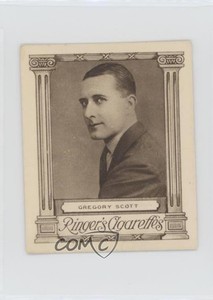 1923 Ringer's Cinema Stars Series of 25 Tobacco Gregory Scott #5 2h8