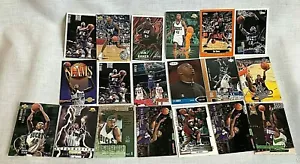 19 Vin Baker Basketball Trading Cards Fleer Topps Skybox Upper Deck NBA Lot - Picture 1 of 5