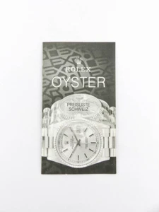 Rolex Original OYSTER Preisliste 1992  Deutsch - Bild 1 von 5
