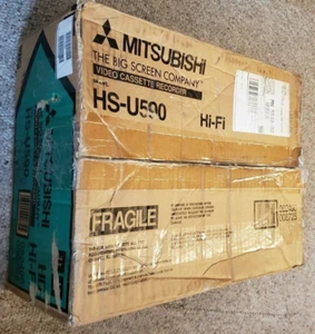 VTG Mitsubishi HS-U590 4-Head Hi-FI Stereo VCR Remote cord w/original packaging - Picture 1 of 8