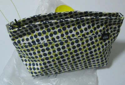 RARO Kate Spade NY Saturday Bolsa Cosmética Estuche Cremallera Lunares Cremallera Foto 1 de 4