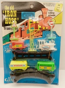Steam Train Set "The Old Iron Hoss" Vintage Chemtoy Plastic Toy Train #7625K - Picture 1 of 2