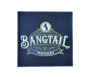 Bangtail Whiskey Gummi Bar Schiene Auslauf Tropfmatte - 12" x 12" Quadrat - Bild 1 von 2
