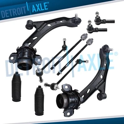 Front Lower Control Arms Tie Rod Ends Sway Bars Kit for 2005 - 2010 Ford Mustang - Image 1 of 4