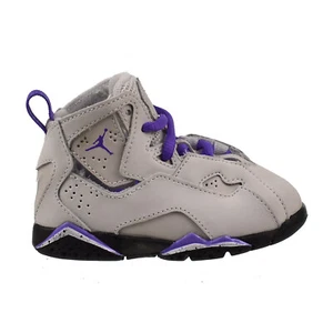 Jordan True Flight (TD) Toddler Shoes Light Grey-Purple 343797-052 - Picture 1 of 6