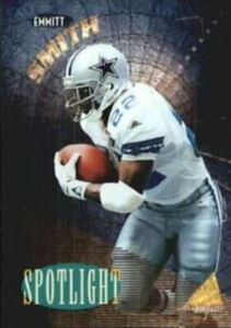 1995 Pinnacle Club Collection Spotlight Cowboys Football Card #1 Emmitt Smith - Picture 1 of 2