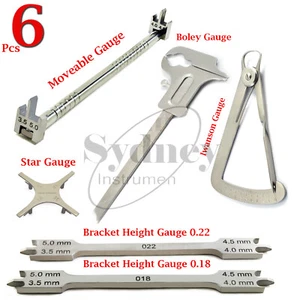 Medidores dentales Vernier soporte altura Iwanson Boley instrumentos ortopédicos - Imagen 1 de 7