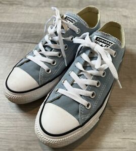 Converse All Star Low Top Baby Blue Canvas Sneakers Women Size 7 Men’s Size 5
