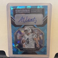 2022 Panini Prizm Sensational Signatures Blue Ice /99 Adam Vinatieri Auto #SS-AV