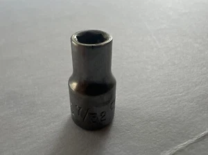 Vintage CRAFTSMAN, 1/4" socket, 7/32 SAE 6 PT, G Series, 43492 USA made - Picture 1 of 3
