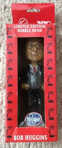 Bob Huggins UC Cincinnati Bearcats NCAA Basketball Bobblehead West Virginia U Cover