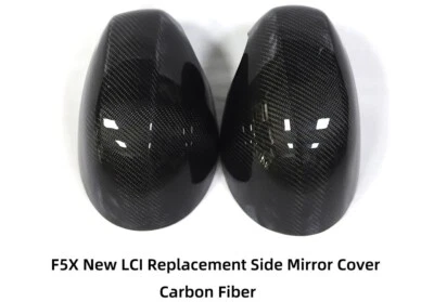 MINI LCI2 F56 F55 F57 TAPPI SPECCHIO FIBRA DI CARBONIO (TAPPI NUOVA FORMA) *LHD* - Immagine 1 di 4