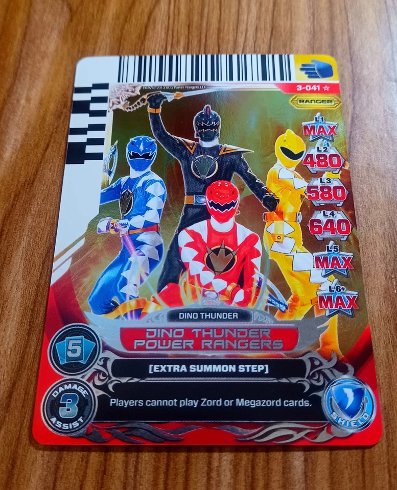 Power Rangers Universe of Hope holo 3-041 Dino Thunder Power Rangers  - Image 1 of 1