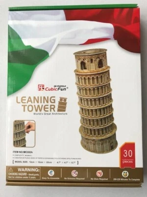 3D Puzzle Schiefer Turm Pisa Italien 2.Wahl B-Ware Cubic Fun Leaning Tower Italy