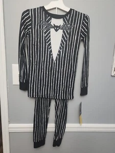 Pigiama Tuta The Nightmare Before Christmas Jack Skellington Taglia 10 Unisex Maschera - Foto 1 di 8