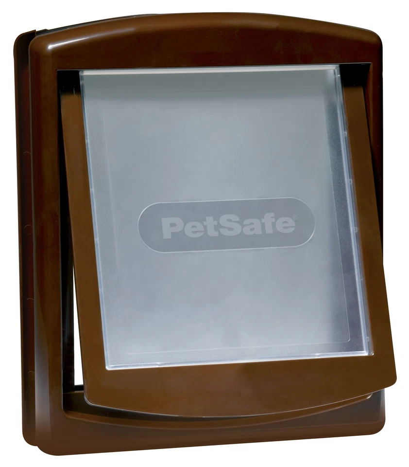 PETSAFE STAYWELL CATFLAP 755 BROWN MEDIUM PET CAT DOG DOOR FLAP & LOCKING PANEL - Image 1 of 1