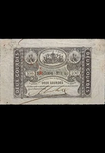 Haiti 100 Gourdes L.1827 ND(1859-67) P41 VG - Picture 1 of 4
