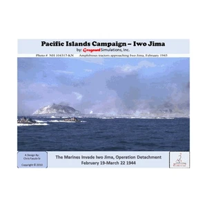 Grognard Simulations Wargame Pacific Islands Campaign - Iwo Jima Box VG+/NM - Picture 1 of 2