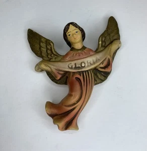 "Papel de belén vintage ángel colgante de pared maché Gloria Japón 4,5""" - Imagen 1 de 4