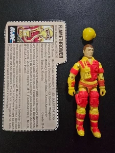 Figura de acción GI Joe Blowtorch 1984 3,75" pulgadas #3 - Imagen 1 de 3