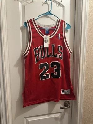 100% Authentic Michael Jordan Vintage Champion Bulls Jersey 40 Medium Mens - Image 1 of 4