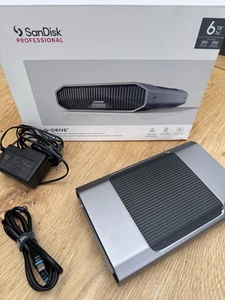 SanDisk Professional G-Drive 6TB Enterprise Desktop External Hard Drive - Picture 1 of 3
